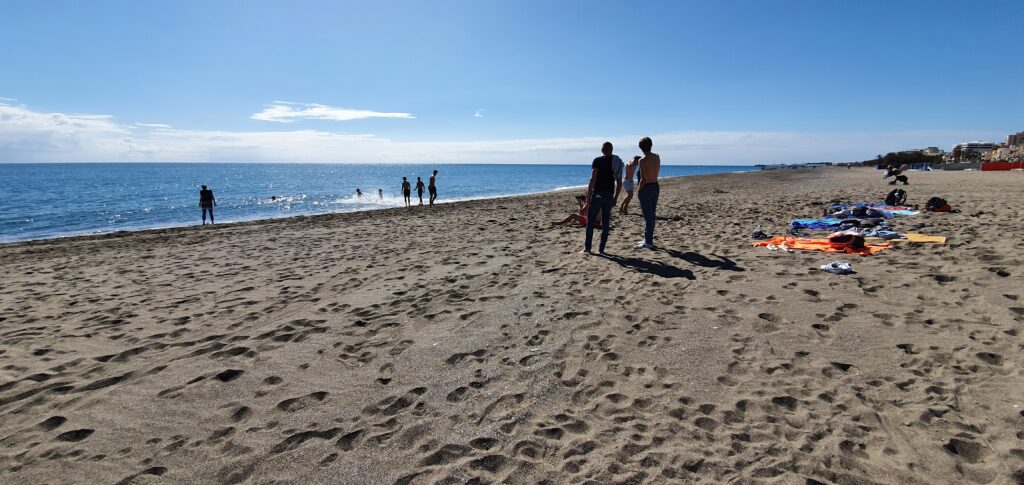 Genieten op het strand